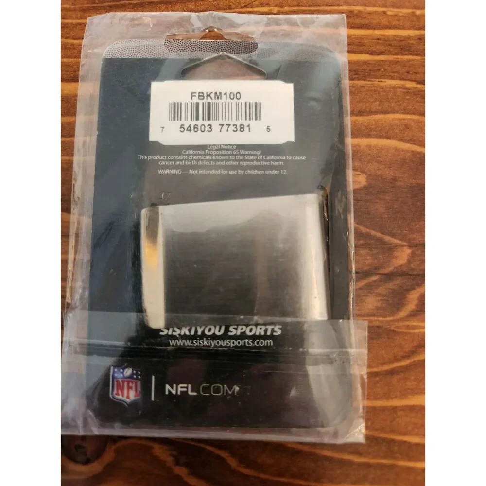 NY Jets Money Clip Black and Steel Minimalist Wallet NWT New York Jets NFL